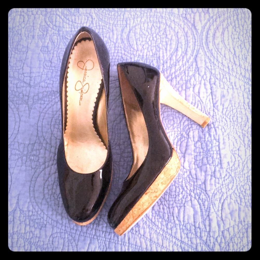 Patent Black Heels
